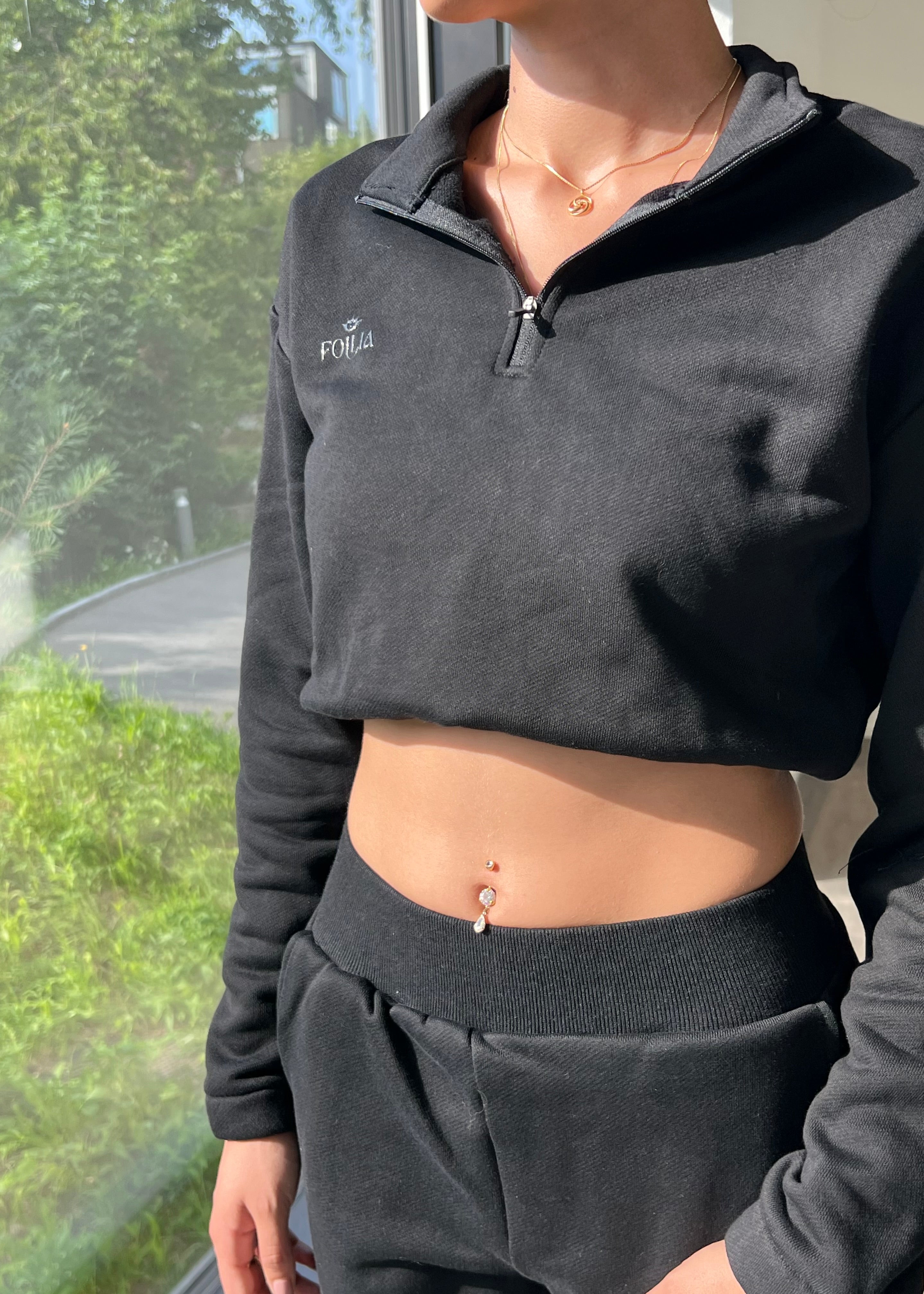 The Adjustable Sweater-Set - Black