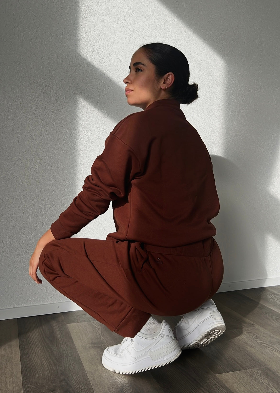 The Special Sweater Two-Piece-Set - Brown